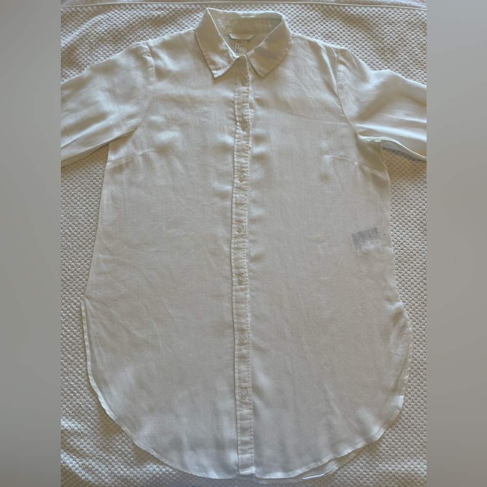 Oversized Linen Shirt